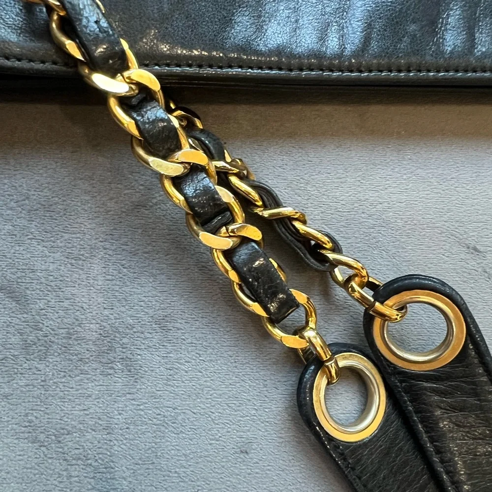 Chanel Lambskin 24k Gold Tote Bag - Picture 12 of 16